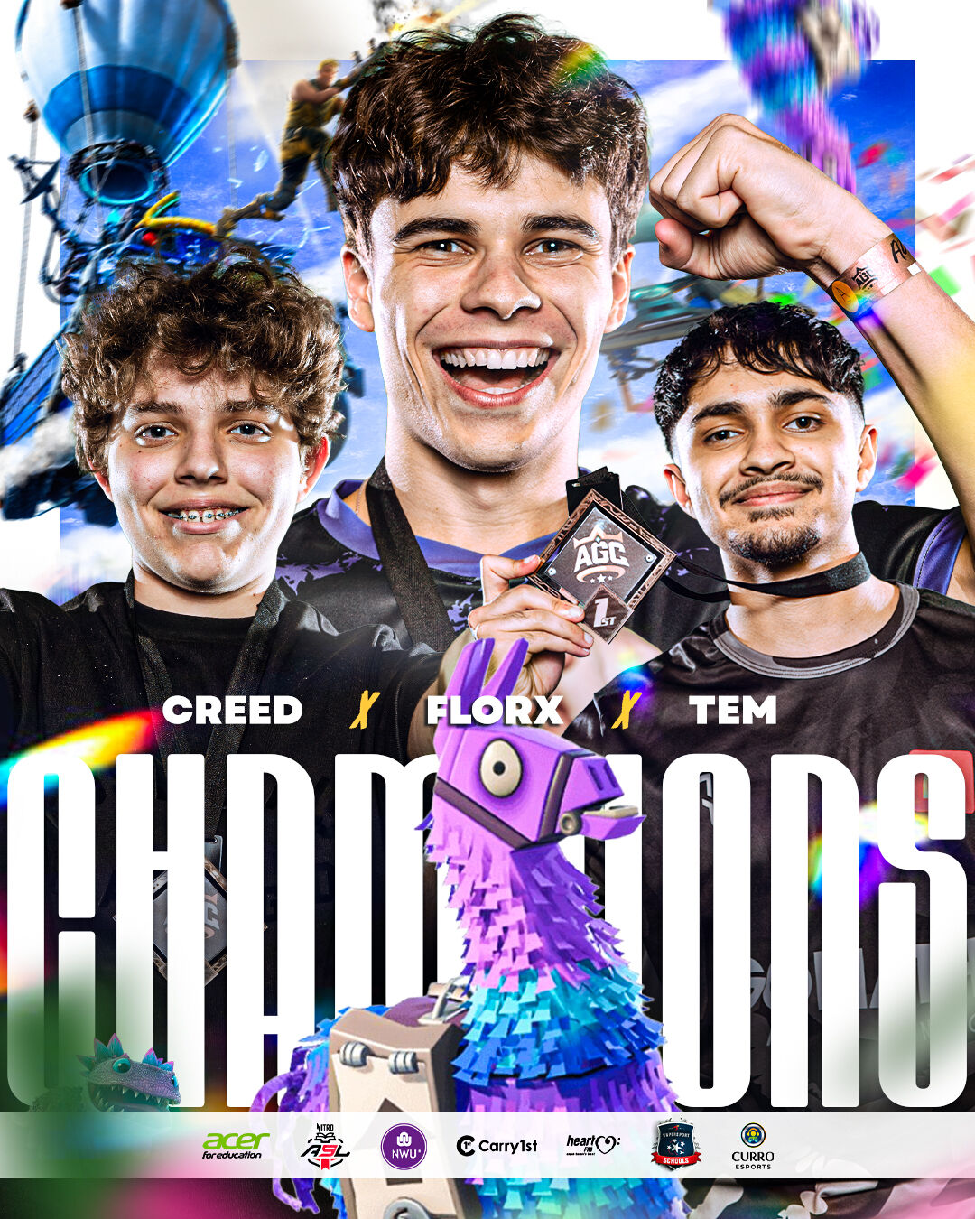 Fortnite Open Trios champions
